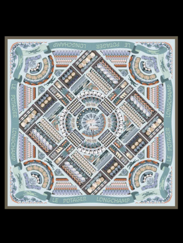 Flash Sale Carré De Soie Le Potager 90X90 Foulards/etoles