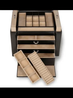 Discount Coffret Bijoux Saffiano Coffrets À Bijoux