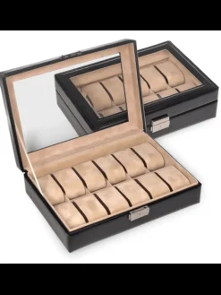 Outlet Coffret Transparent 12 Montres New Classic Coffrets À Bijoux