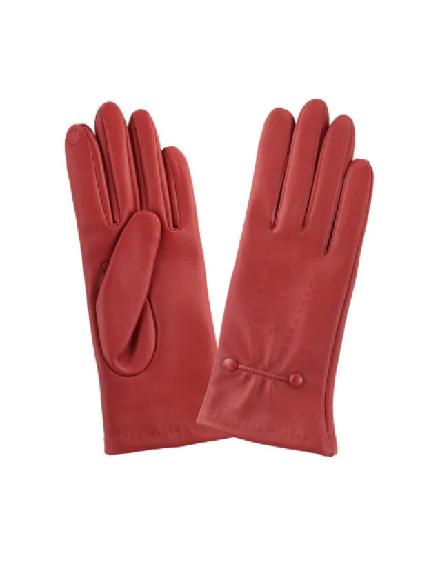 Flash Sale Gant Femme Boutons Doublé Soie Gants