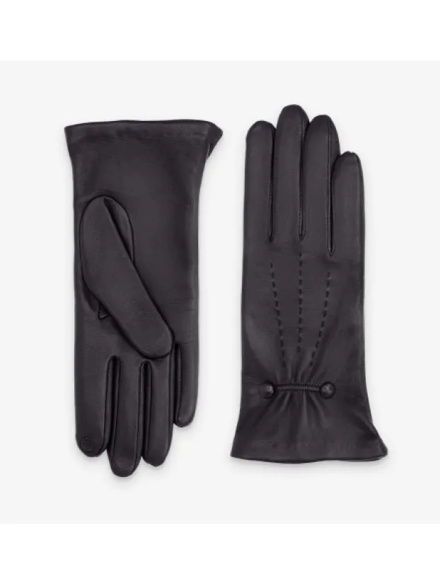 Flash Sale Gant Femme Boutons Doublé Soie Gants