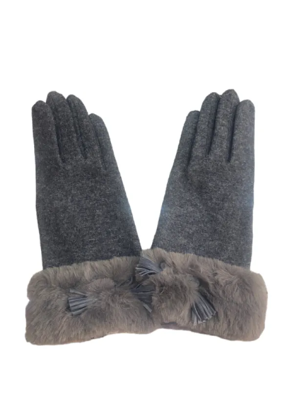 Clearance -Gants Laine-Manchette Gants