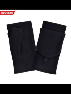 Outlet -Laine-Mitaine Capuche Gants