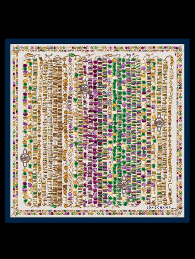 Shop - Collier De Perle- Carré De Soie Foulards/etoles