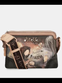 Outlet Pochette Porté Travers 2 Zip Sacs À Mains