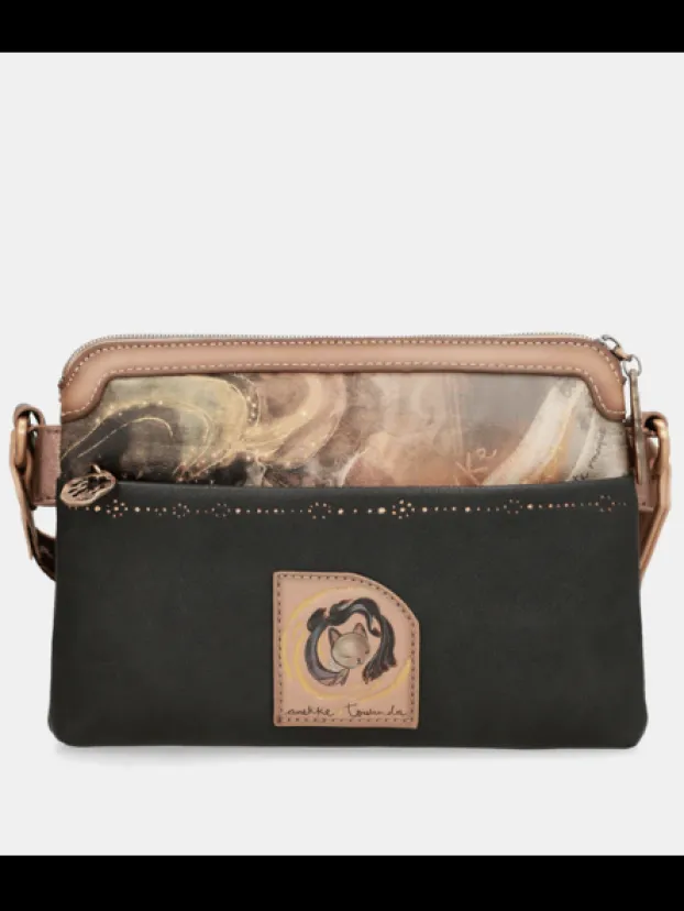 Outlet Pochette Porté Travers 2 Zip Sacs À Mains