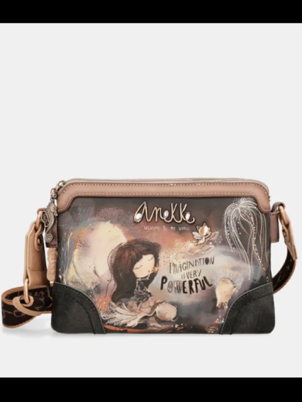 Outlet Pochette Porté Travers 2 Zip Sacs À Mains