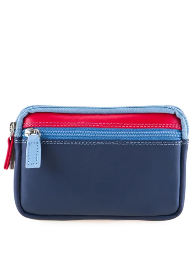 Outlet Porte-Monnaie À Double Zip En Cuir Petit Format Porte-monnaie