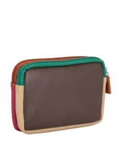 Hot Porte-Monnaie À Double Zip En Cuir Petit Format Porte-monnaie